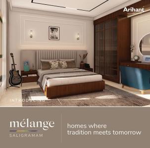 Bedroom Image of 1583 Sq.ft 3 BHK Apartment / Flat for sale in Arihant Melange, Saligramam Chennai for Rs. 22646153