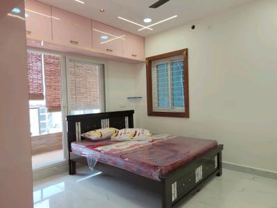 Bedroom Image of 1200 Sq.ft 2 BHK Apartment / Flat for rent in Madhapur Hyderabad for Rs. 40000