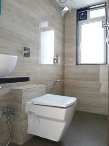 Common Bathroom Image of 560 Sq.ft 1 BHK Apartment / Flat for sale in Manisha Prime, Mulund East Mumbai for Rs. 12500000
