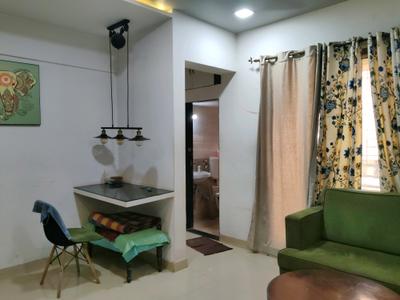 Living Room Image of 500 Sq.ft 1 BHK Apartment / Flat for sale in Kasarvadavali Thane for Rs. 5000000