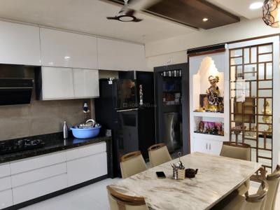 Dining Area Image of 2025 Sq.ft 3 BHK Apartment / Flat for sale in Maple Greens Residency, Shilaj Ahmedabad for Rs. 15500000