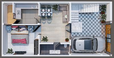 Floor Plan Image of 1700 Sq.ft 3 BHK Independent House for sale in Akhari Varanasi for Rs. 9000000
