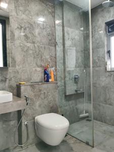 Bedroom One Image of 915 Sq.ft 3 BHK Apartment / Flat for rent in Oberoi Eternia Towers A to D, Mulund West Mumbai for Rs. 80000