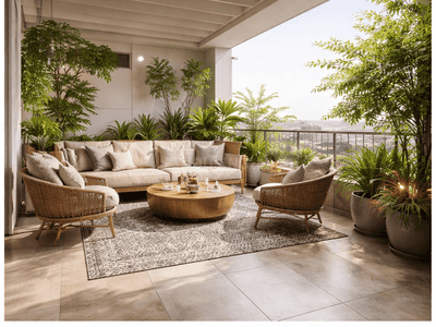 Balcony Image of 1125 Sq.ft 3 BHK Apartment / Flat for sale in Vikaspuri Luxury Homes, Vikaspuri New Delhi for Rs. 13500000