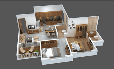 Image of 1501 Sq.ft 3 BHK Apartment / Flat for sale in Siddhashila Treasure Troves, Wakad, Pune for Rs. 13900000