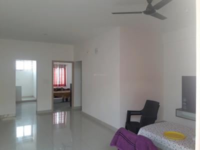 Living Room Image of 600 Sq.ft 1 BHK Apartment / Flat for rent in Kartik Nagar Bengaluru for Rs. 22500