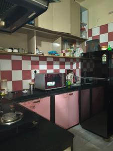 Kitchen Image of 1000 Sq.ft 2 BHK Apartment / Flat for sale in Beliaghata Kolkata for Rs. 4100000