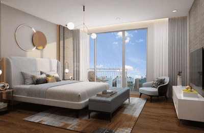 Image of 1048 Sq.ft 2 BHK Apartment / Flat for sale in Perungudi, Chennai for Rs. 12576000
