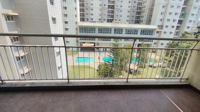 Balcony Image of 1056 Sq.ft 2 BHK Apartment / Flat for rent in Sattva Laurel Heights, Jalahalli West Bengaluru for Rs. 40000