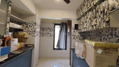 Kitchen Image of 800 Sq.ft 1 BHK Apartment / Flat for rent in Raunak City, Kalyan West Kalyan for Rs. 16000