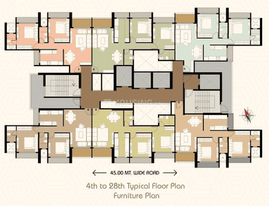 Image of 1168 Sq.ft 2 BHK Apartment / Flat for sale in Siya Vishwaraja, Kharghar, Navi Mumbai for Rs. 12000000