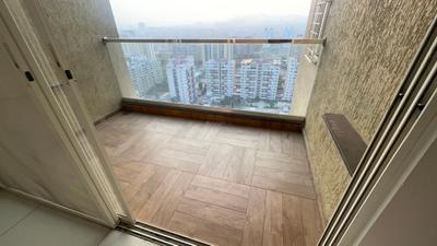 Balcony Image of 1000 Sq.ft 3 BHK Apartment / Flat for rent in VJ Yashwin Supernova, Wakad Pune for Rs. 41000