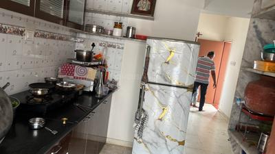 Kitchen Image of 1000 Sq.ft 2 BHK Independent House for sale in BR Shivam Society, Manjalpur Vadodara for Rs. 9000000