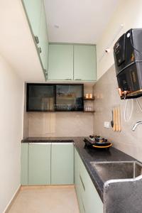 Kitchen Image of 925 Sq.ft 1 BHK Apartment / Flat for rent in Gachibowli Hyderabad for Rs. 30000