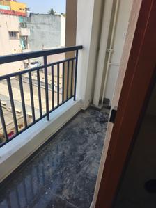 Balcony Image of 700 Sq.ft 1 BHK Apartment / Flat for rent in Kaggadasapura Bengaluru for Rs. 25000