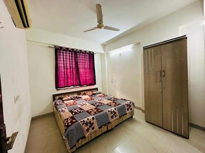 Bedroom Image of 550 Sq.ft 1 BHK Apartment / Flat for rent in Earthshastra Nariman Point, Mahalakshmi Nagar Indore for Rs. 15500