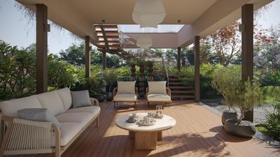 Balcony Image of 2619 Sq.ft 3 BHK Apartment / Flat for sale in Shlok Group New Project, Kudasan Gandhinagar for Rs. 11100000