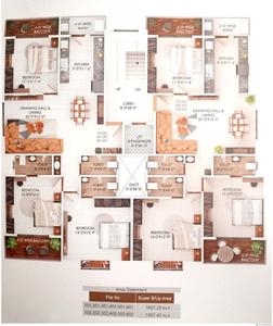 Image of 1607 Sq.ft 3 BHK Apartment / Flat for sale in Manish Nagar, Nagpur for Rs. 8100000