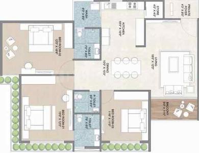 Image of 2350 Sq.ft 3 BHK Apartment / Flat for sale in Sheetal Dharohar, Vaishno Devi Circle, Ahmedabad for Rs. 14100000