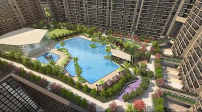 Image of 1130 Sq.ft 2 BHK Apartment / Flat for sale in Kumar Palmspring Towers, Undri, Pune for Rs. 8950000