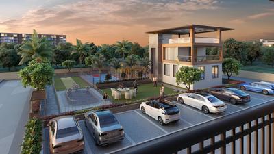 Balcony Image of 703 Sq.ft 2 BHK Apartment / Flat for sale in Santiago Skymont, Charholi Budruk Pune for Rs. 5700000