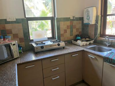 Kitchen Image of 1614 Sq.ft 2 BHK Penthouse for rent in Betalbatim Goa for Rs. 60000