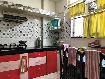 Kitchen Image of 590 Sq.ft 1 BHK Apartment / Flat for sale in Anand Nagar, Sinhagad Road Pune for Rs. 5000000