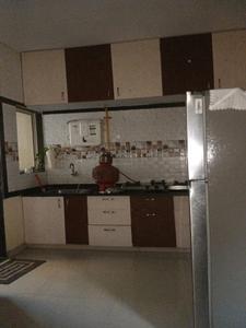 Kitchen Image of 1550 Sq.ft 3 BHK Apartment / Flat for rent in Sun Southrayz, South Bopal Ahmedabad for Rs. 28000