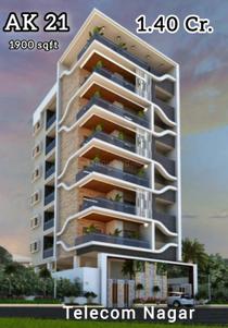 Image of 1900 Sq.ft 3 BHK Apartment / Flat for sale in Pratap Nagar, Nagpur for Rs. 14000000