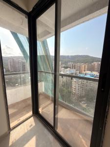 Balcony Image of 1150 Sq.ft 3 BHK Apartment / Flat for rent in DSS Mahavir Spring, Thane West Thane for Rs. 57000