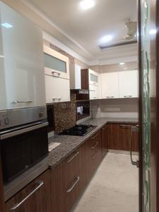 Kitchen Image of 3000 Sq.ft 3 BHK Builder Floor for rent in Green Park Extension New Delhi for Rs. 200000