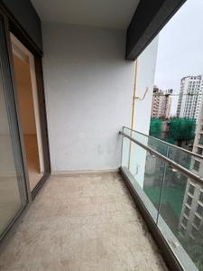 Balcony Image of 1600 Sq.ft 3 BHK Apartment / Flat for rent in Adani Ten BKC, Bandra East Mumbai for Rs. 250000