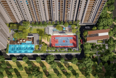 Image of 1080 Sq.ft 3 BHK Apartment / Flat for sale in Krisala 41 Luxovert, Tathawade, Pune for Rs. 12000000