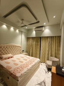 Bedroom Image of 2710 Sq.ft 3 BHK Apartment / Flat for rent in Enpar Lotus 101 Worli Residences, Lower Parel Mumbai for Rs. 400000
