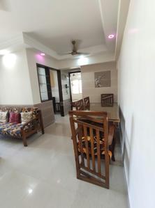 Hall Image of 670 Sq.ft 1 BHK Apartment / Flat for rent in Agarwal Trinity Towers, Malad West Mumbai for Rs. 48000