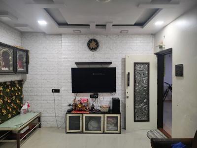 Living Room Image of 750 Sq.ft 1 BHK Apartment / Flat for rent in Puraniks Aarambh, Kasarvadavali Thane for Rs. 16712