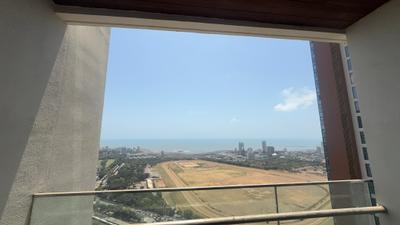 Balcony Image of 1500 Sq.ft 3 BHK Apartment / Flat for rent in Piramal Mahalaxmi, Worli Mumbai for Rs. 300000