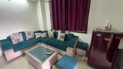 Living Room Image of 559 Sq.ft 1 BHK Apartment / Flat for rent in Earthshastra Nariman Point, Mahalakshmi Nagar Indore for Rs. 16000