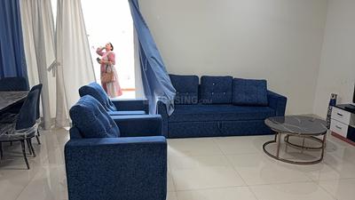 Living Room Image of 1800 Sq.ft 3 BHK Apartment / Flat for rent in Sanklecha The Metrozone, Indira Nagar Nashik for Rs. 41000