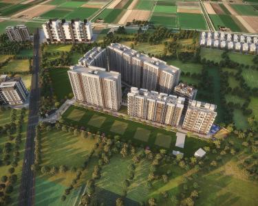 Image of 1040 Sq.ft 2 BHK Apartment / Flat for sale in Ram Green Hive Plus Wing A2, Fursungi, Pune for Rs. 7000000