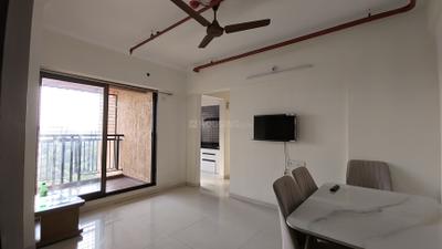 Living Room Image of 680 Sq.ft 2 BHK Apartment / Flat for rent in Raunak City, Kalyan West Kalyan for Rs. 22000