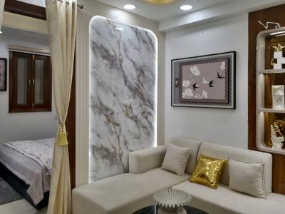 Living Room Image of 600 Sq.ft 2 BHK Apartment / Flat for sale in Dwarka Mor New Delhi for Rs. 3650000