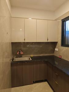 Kitchen Image of 600 Sq.ft 1 BHK Independent House for rent in Eta I Greater Noida for Rs. 17000