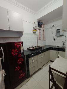 Kitchen Image of 600 Sq.ft 1 BHK Apartment / Flat for rent in Kaveri Apartments, Vasant Kunj New Delhi for Rs. 29900