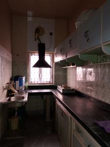 Kitchen Image of 1450 Sq.ft 3 BHK Apartment / Flat for rent in Salt Lake City Kolkata for Rs. 45000