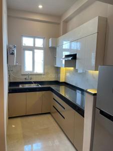 Kitchen Image of 350 Sq.ft 1 BHK Builder Floor for rent in Sector 46 Gurgaon for Rs. 35000