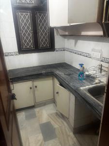 Kitchen Image of 585 Sq.ft 2 BHK Apartment / Flat for rent in Apna Apartment, Khirki Extension New Delhi for Rs. 18000