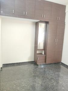 Bedroom Image of 607 Sq.ft 1 BHK Builder Floor for rent in HSR Layout Bengaluru for Rs. 22000