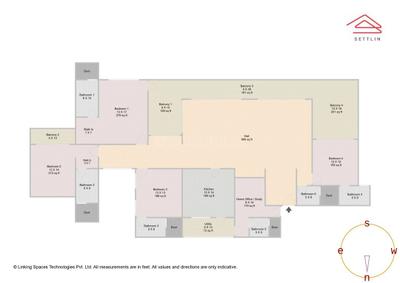 Image of 3793 Sq.ft 4.5 BHK Apartment / Flat for sale in Prestige Park Grove by Prestige Projects Pvt Ltd, Kannamangala - Whitefield Hoskote Road, Bengaluru for Rs. 61500000
