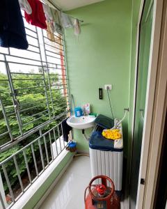 Balcony Image of 900 Sq.ft 2 BHK Apartment / Flat for sale in Rohra Galaxy , New Town Kolkata for Rs. 7500000